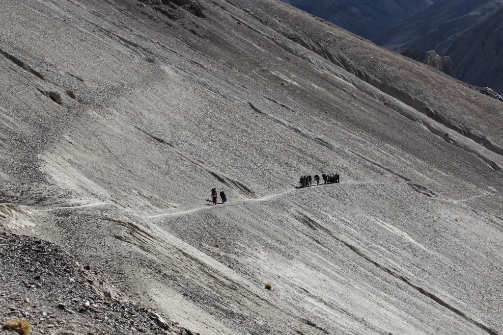 walking in zanskar